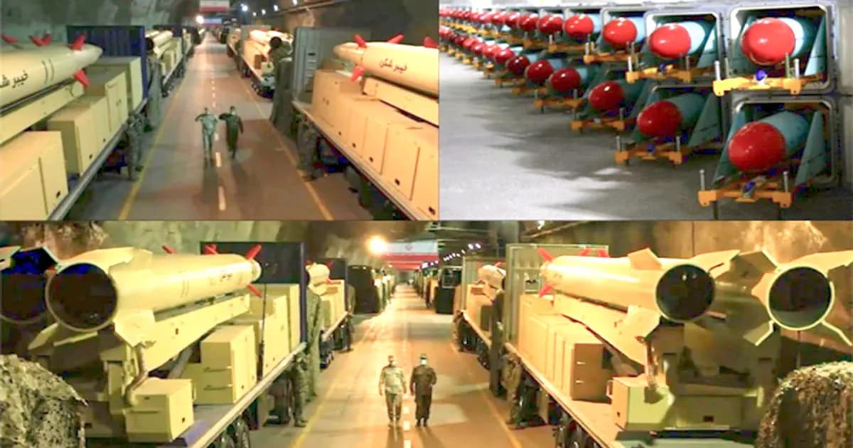 মাটির নিচের নতুন মিসাইল ঘাঁটি উন্মোচন করল ইরান