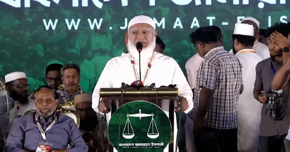 বিএনপি ফ্যাসিবাদের রাস্তা ধরে হাঁটা শুরু করেছে: জামায়াত আমির