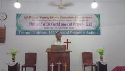 বগুড়া খ্রিস্টান মণ্ডলীতে উপাসনা পরিচালনা করেন অধ্যক্ষ রবার্ট রবিন মারান্ডী