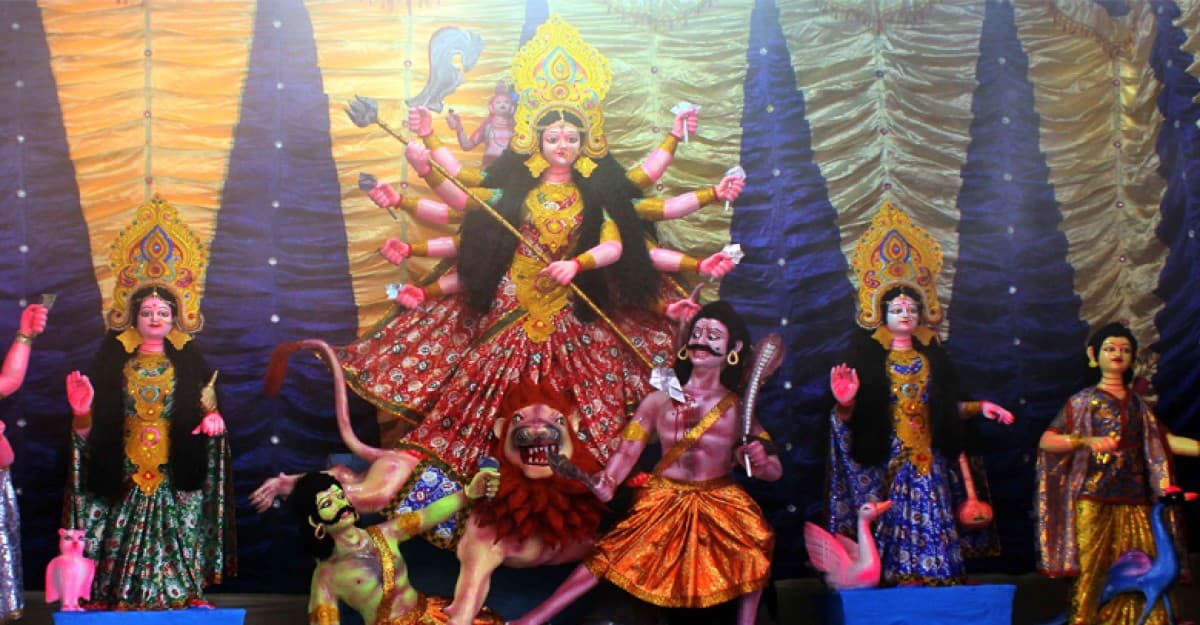 নওগাঁয় শারদীয় দুর্গা পূজা শুরু