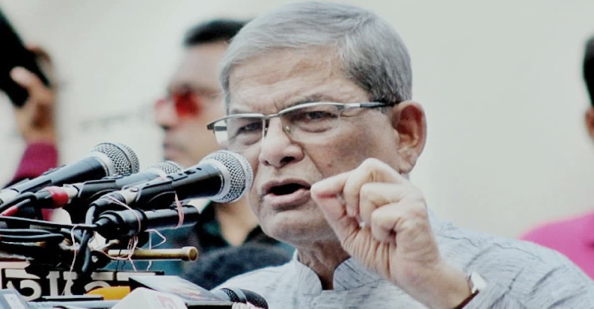 সরকার পরিকল্পিতভাবে কৃষকদের কোমর ভেঙে দিয়েছে: মির্জা ফখরুল