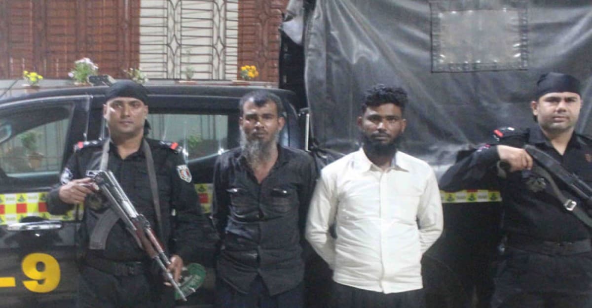 ব্রাহ্মণবাড়িয়ায় গাঁজাসহ দুই ভাই গ্রেফতার