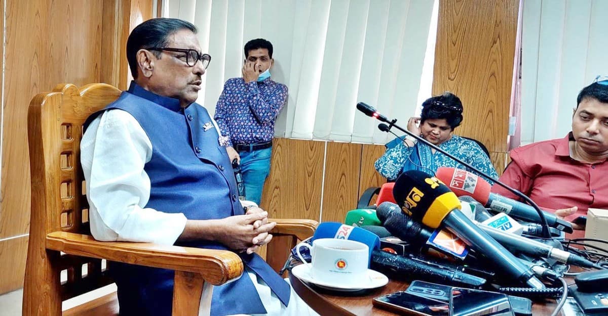 বিএনপির লক্ষ্য শেখ হাসিনাকে হটানো: ওবায়দুল কাদের