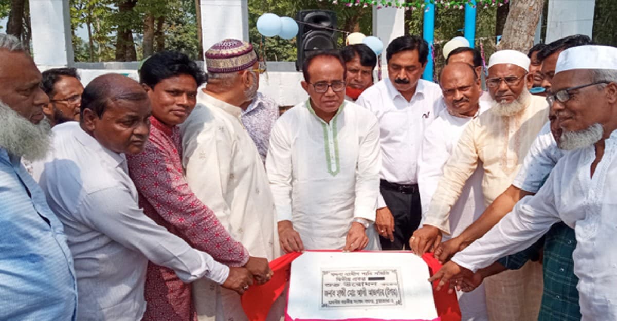 দর্শনায় গ্রামীণ পানি সমিতির প্রকল্পের উদ্বোধন