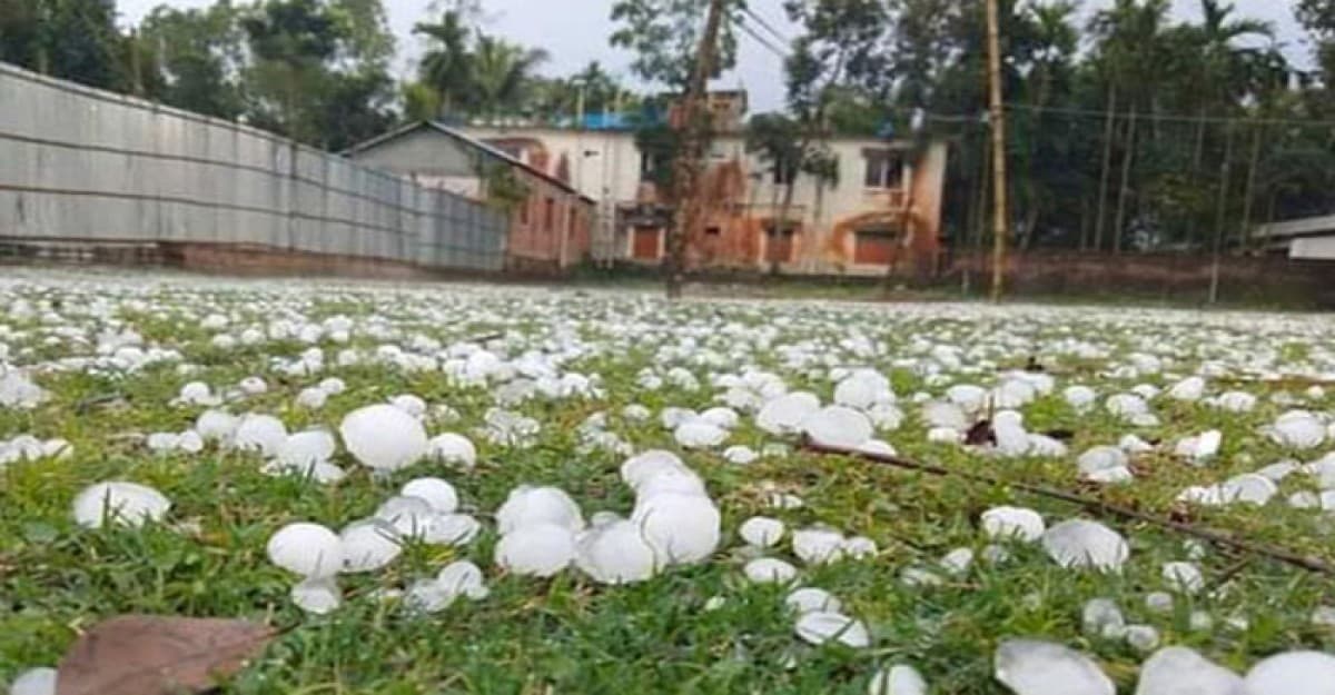 শিলাবৃষ্টি নিয়ে আবহাওয়া অফিসের নতুন বার্তা