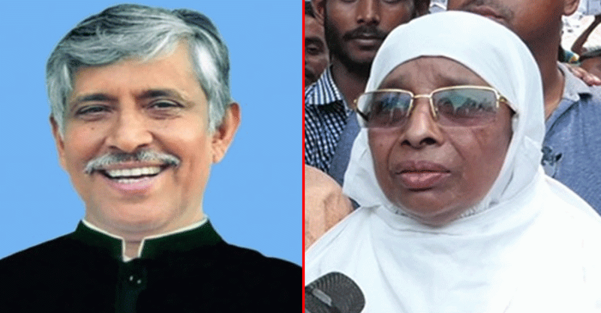 কেন্দ্র ৪২৬: আজমত উল্লা খান ১৭৪৫০০, জায়েদা খাতুন ১৮৭৭০০