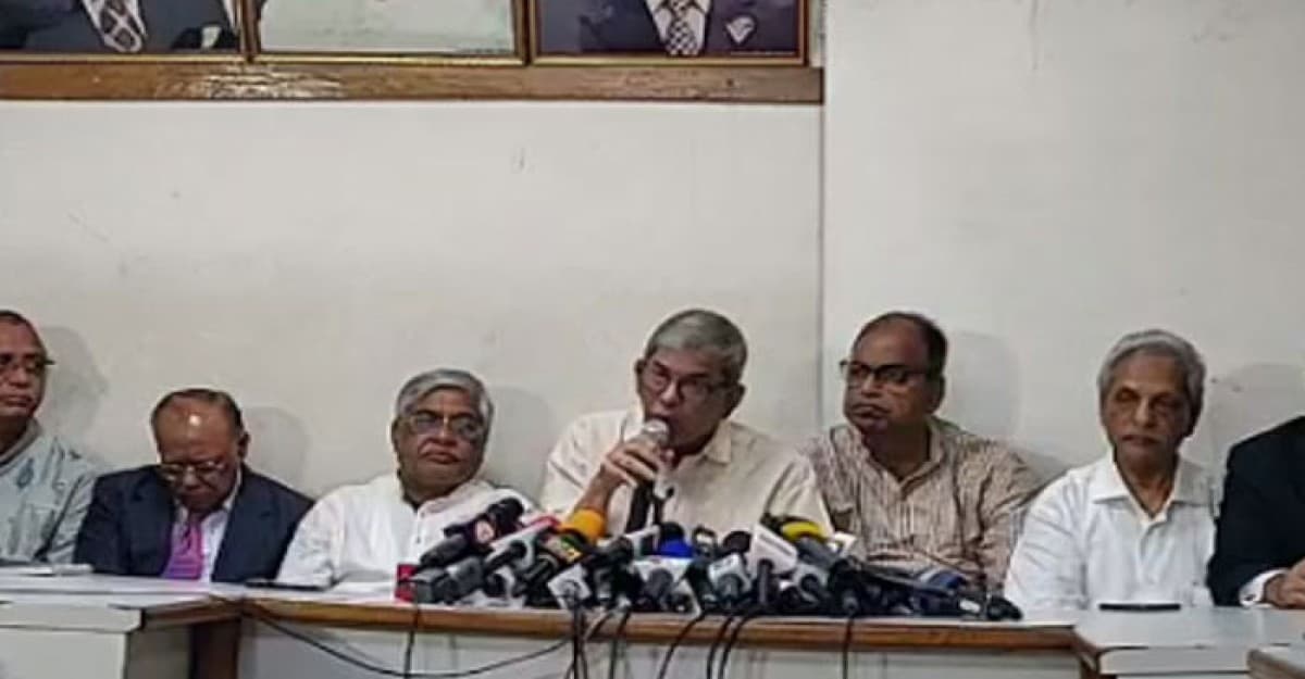 ভয়াবহ পরিকল্পনা নিয়ে মাঠে নেমেছে সরকার : মির্জা ফখরুল