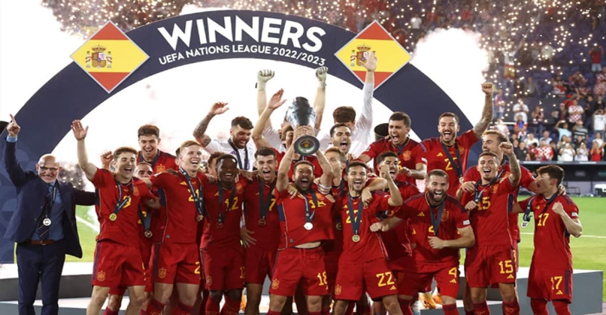 ক্রোয়েশিয়াকে হারিয়ে নেশন্স লিগ চ্যাম্পিয়ন স্পেন