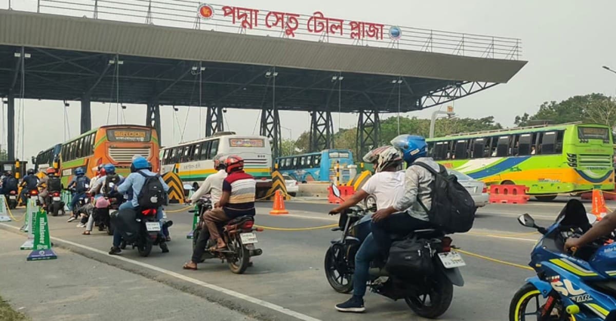 পদ্মা সেতুতে পরীক্ষামূলক ইলেকট্রনিক টোল আদায় শুরু