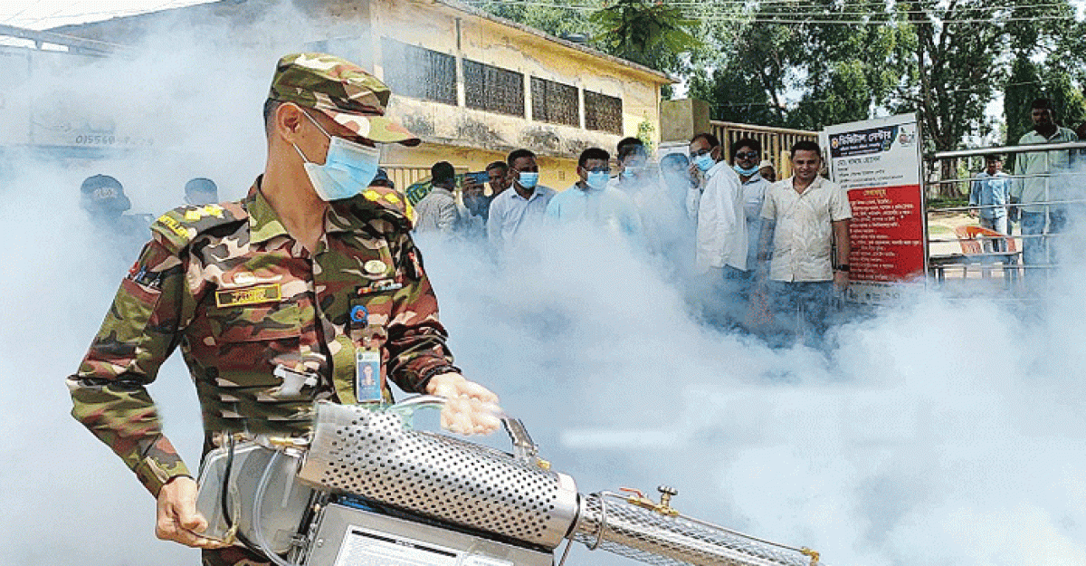 খাগড়াছড়ির মাটিরাঙায় ডেঙ্গু প্রতিরোধে মশা নিধন কার্যক্রম শুরু