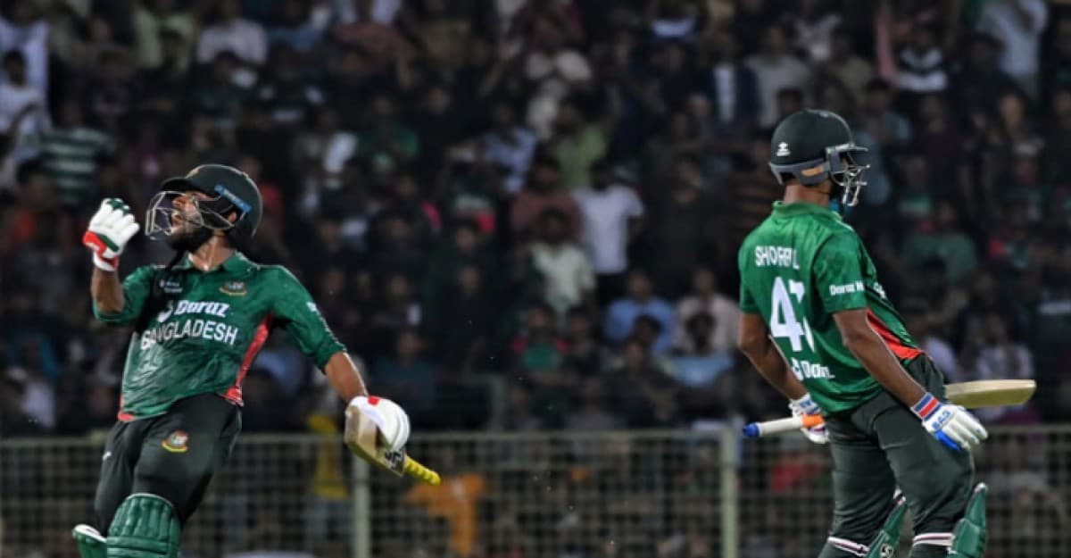 শ্বাসরুদ্ধকর ম্যাচে বাংলাদেশের দারুণ জয়