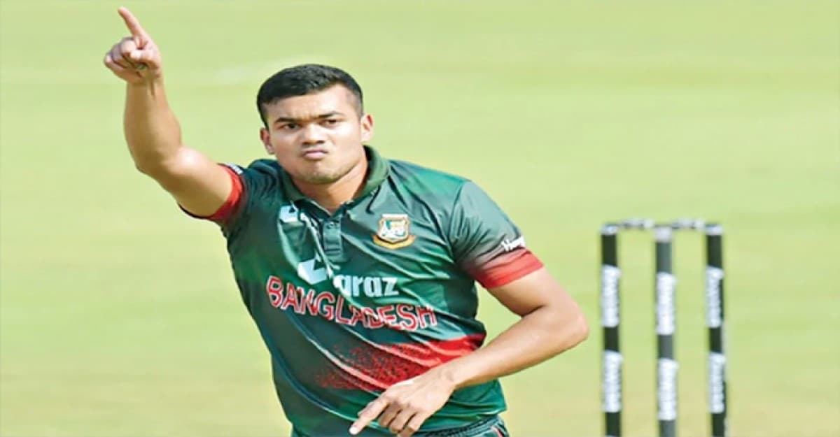 শুরুতেই আফগান শিবিরে তাসকিনের জোড়া আঘাত