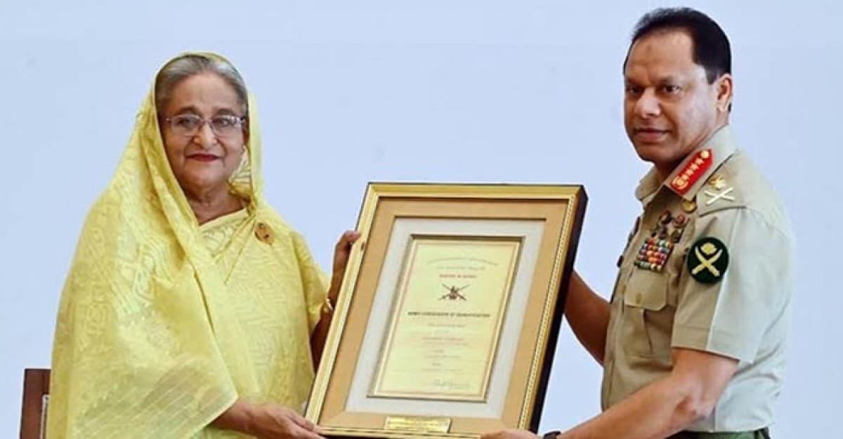 সেনাবাহিনী জনগণের আস্থা ও ভরসা অর্জন করেছে: প্রধানমন্ত্রী