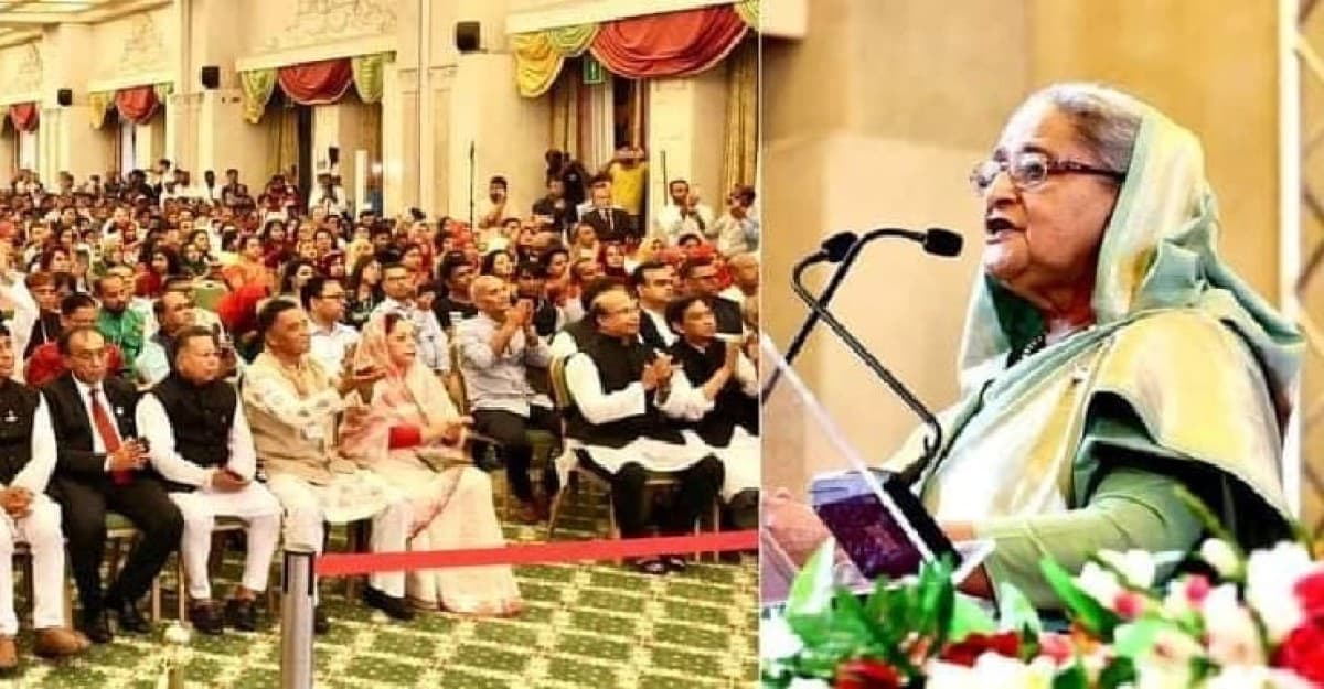 অনেক দেশ বাংলাদেশকে নিয়ে খেলতে চায় বললেন প্রধানমন্ত্রী