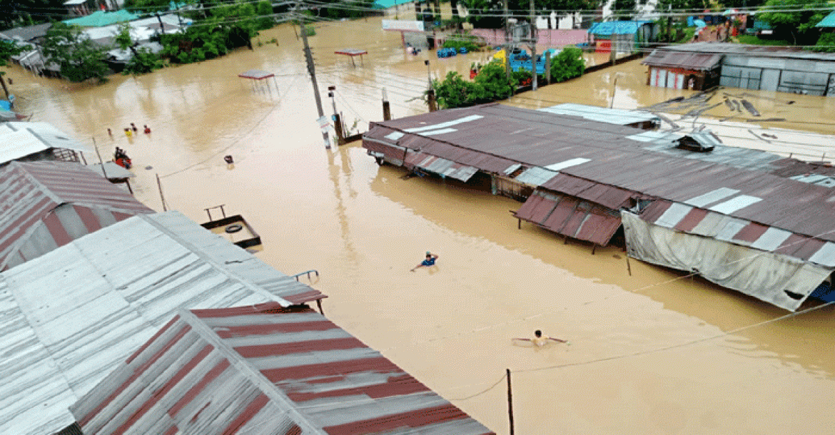 লামার ভয়াবহ বন্যায়, শত কোটি টাকার ক্ষয়ক্ষতি