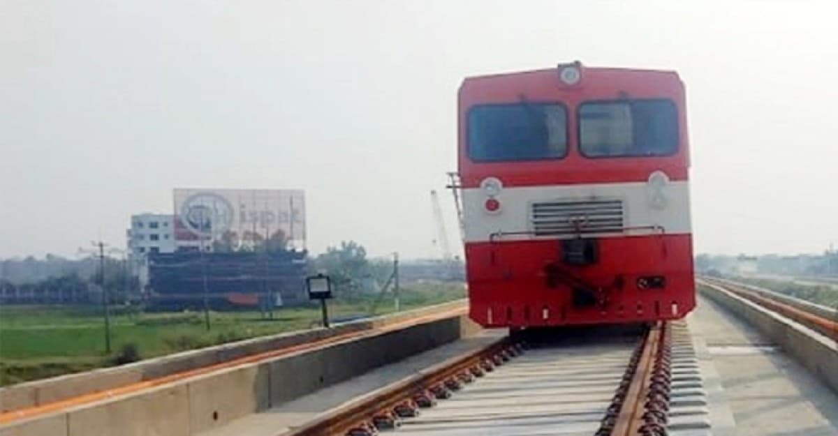 ঢাকা-ভাঙ্গায় পরীক্ষামূলকভাবে চললো রেল ট্রাক
