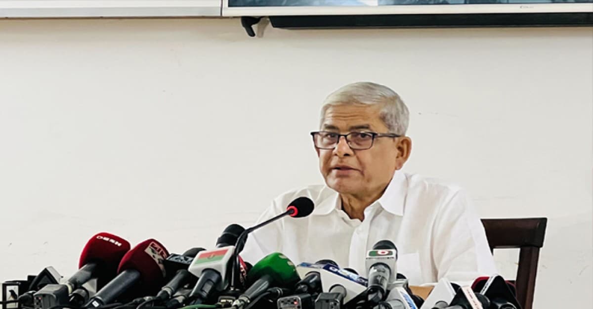 নির্বাচনের আগে মাঠ খালি করছে সরকার বললেন ফখরুল