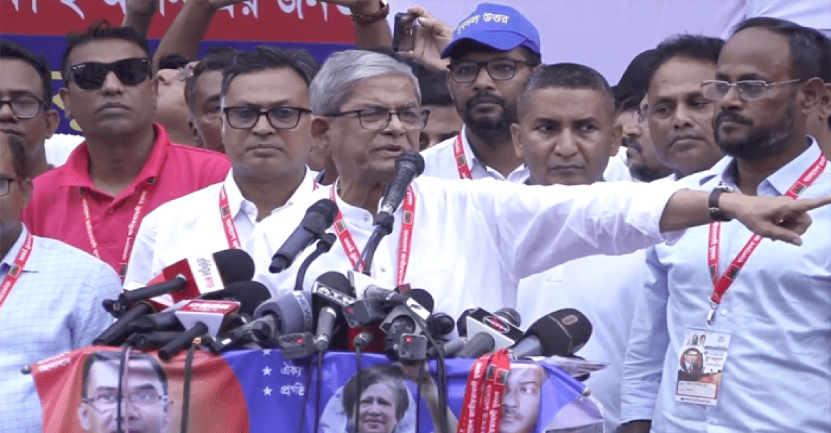 পেছনে ফেরার সুযোগ নেই: মির্জা ফখরুল