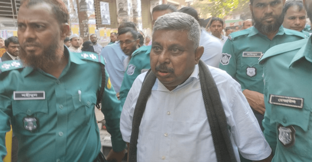 বিএনপি চেয়ারপারসনের উপদেষ্টা ঢালী ৩ দিনের রিমান্ডে