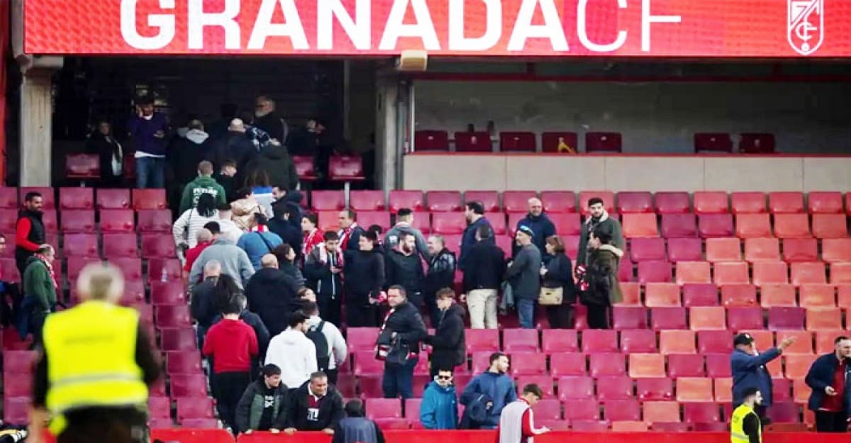 দর্শকের মৃত্যু, লা লিগার ম্যাচ স্থগিত