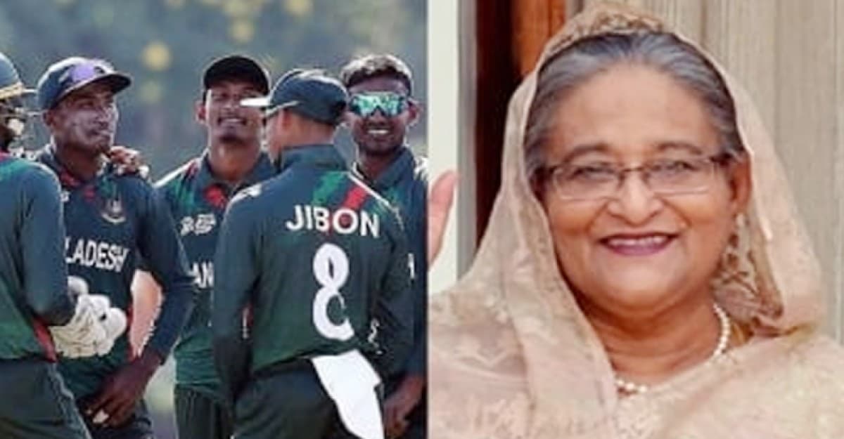 জুনিয়র টাইগারদের অভিনন্দন জানালেন প্রধানমন্ত্রী