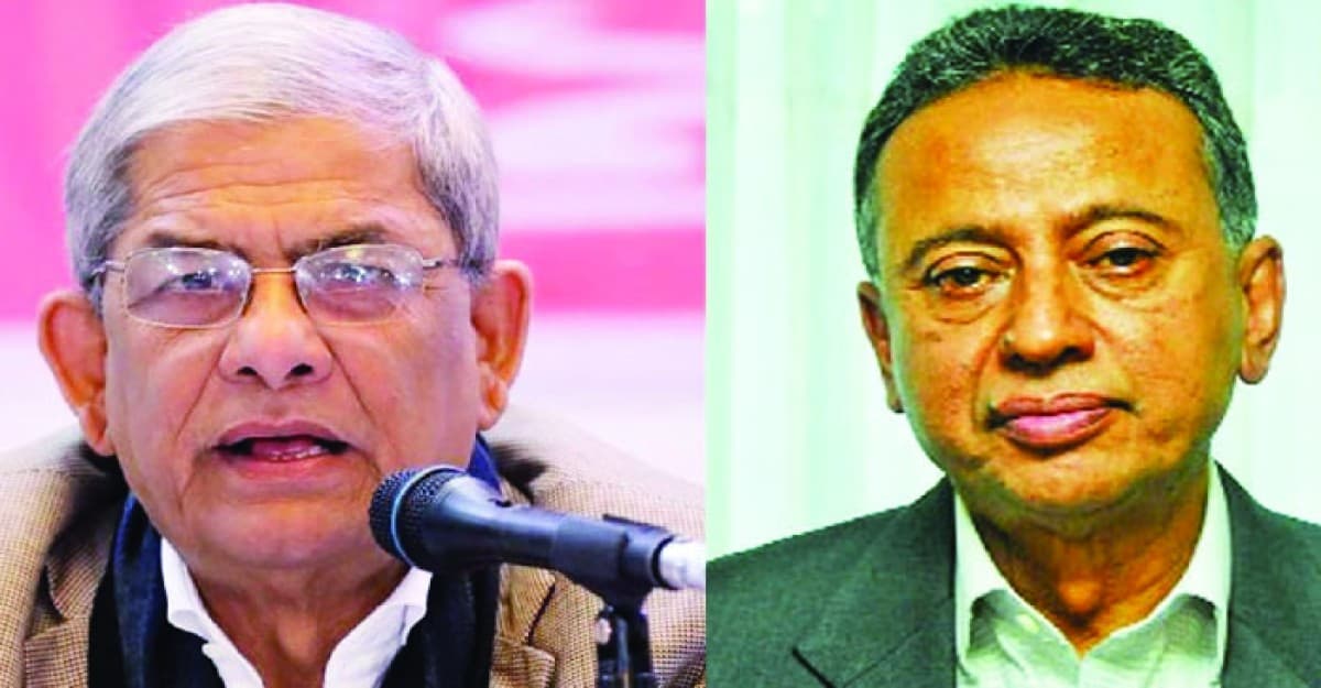 পল্টন থানার মামলায় গ্রেফতার মির্জা ফখরুল-আমীর খসরু