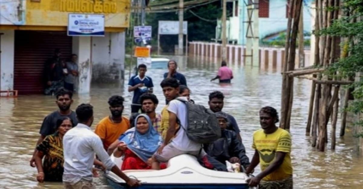 তামিলনাড়ুতে আবারও বন‍্যা, নিহত ১০
