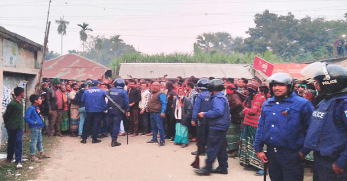 একই স্থানে নৌকা ও স্বতন্ত্র প্রার্থীর সমাবেশ, ১৪৪ ধারা জারি