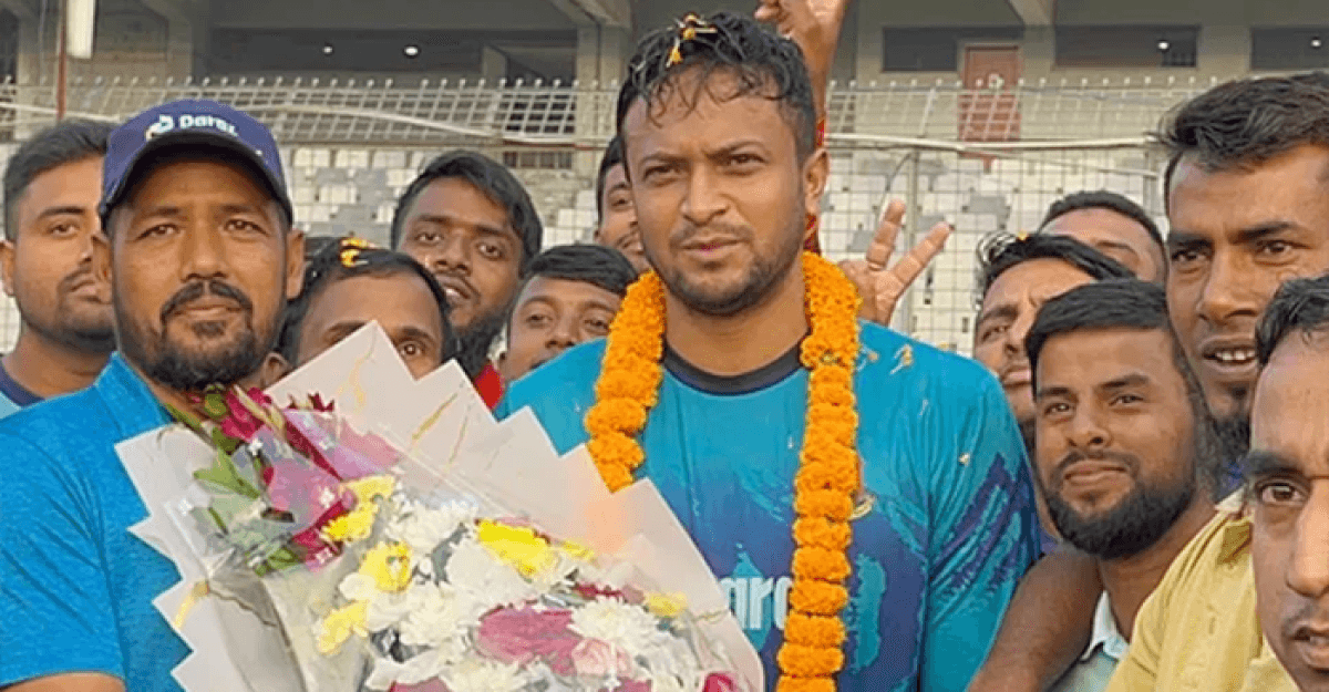 মিরপুরে যা বললেন সাকিব আল হাসান