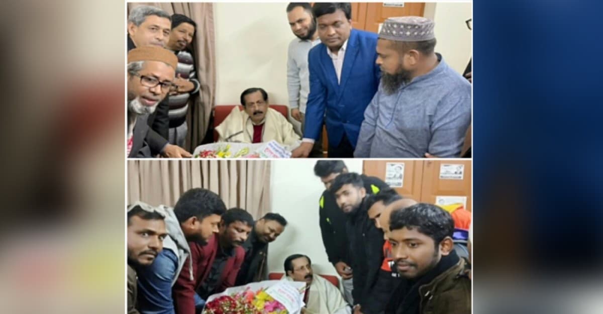 শেখ সেলিমকে বাংলাদেশ মফস্বল সাংবাদিক ইউনিয়নের ফুলেল শুভেচ্ছা