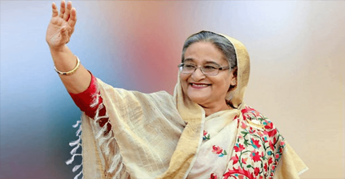 টুঙ্গিপাড়া পৌঁছেছেন প্রধানমন্ত্রী