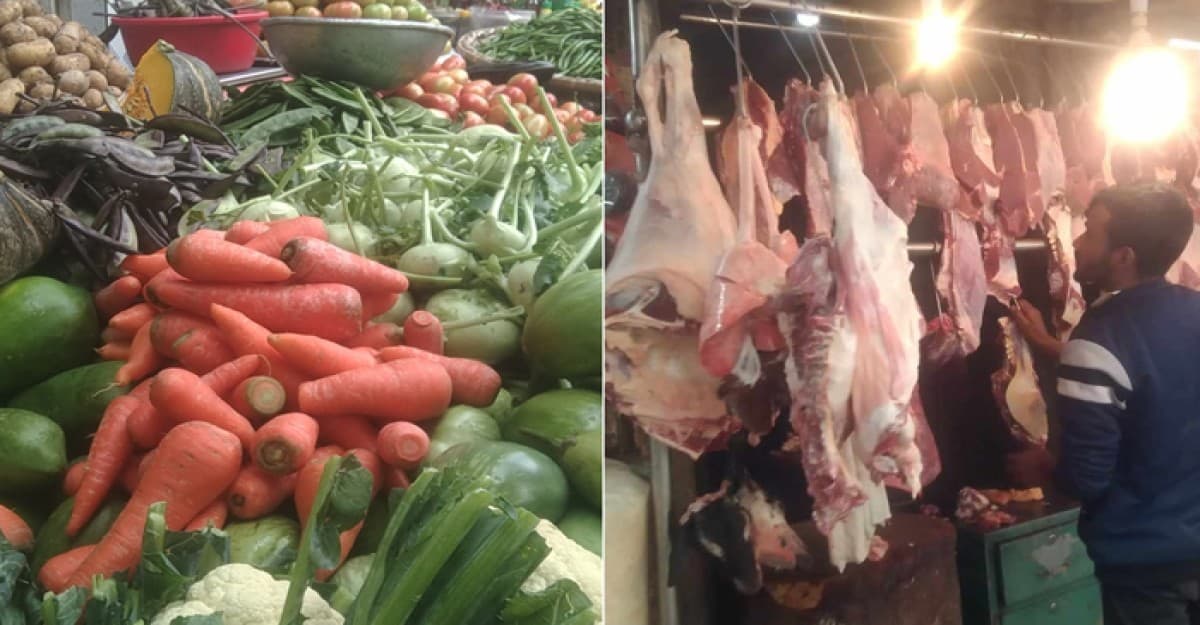 শীতের ভরা মৌসুমেও চড়া সবজির বাজার, গরুর মাংস ৭৫০