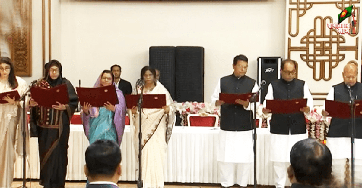 শপথ নিলেন নতুন ৭ প্রতিমন্ত্রী