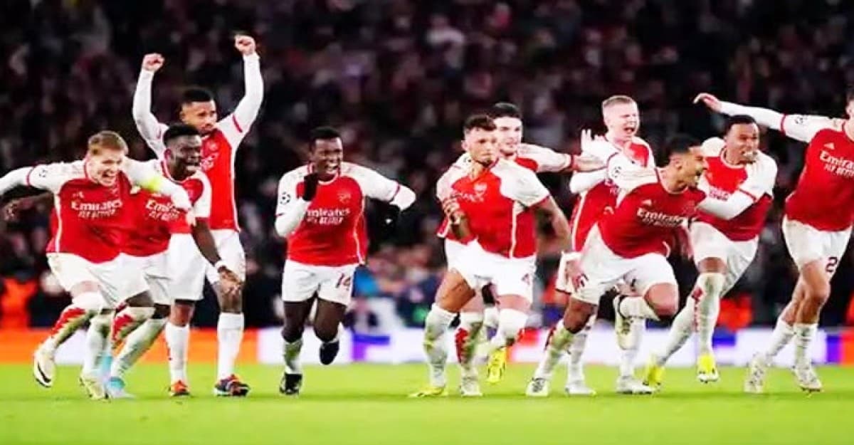 টাইব্রেকার ভাগ্যে ১৪ বছর পর চ্যাম্পিয়নস লিগের শেষ আটে আর্সেনাল