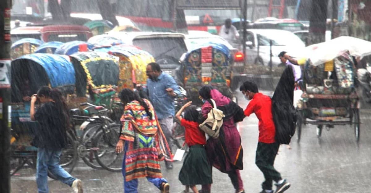 সন্ধ্যার মধ্যে যেসব অঞ্চলে ঝড়-বৃষ্টি হতে পারে