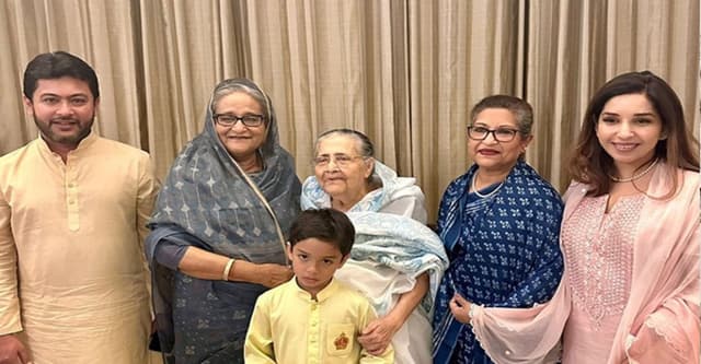 হঠাৎ নিক্সন চৌধুরীর বাসায় প্রধানমন্ত্রী
