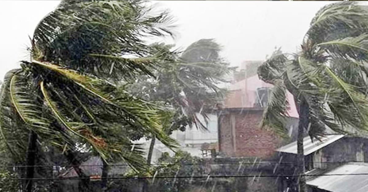 ১২ অঞ্চলে ৬০ কিমি বেগে ঝড়ের আভাস