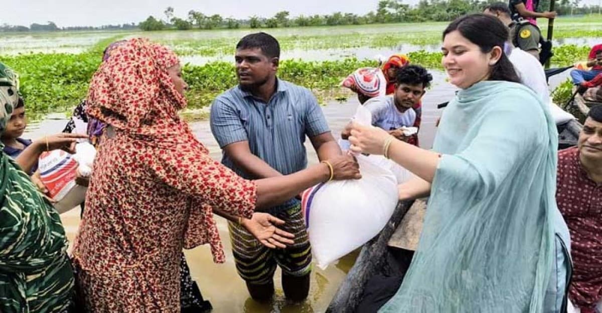মৌলভীবাজারে সাড়ে ৩ লাখ মানুষ পানিবন্দি