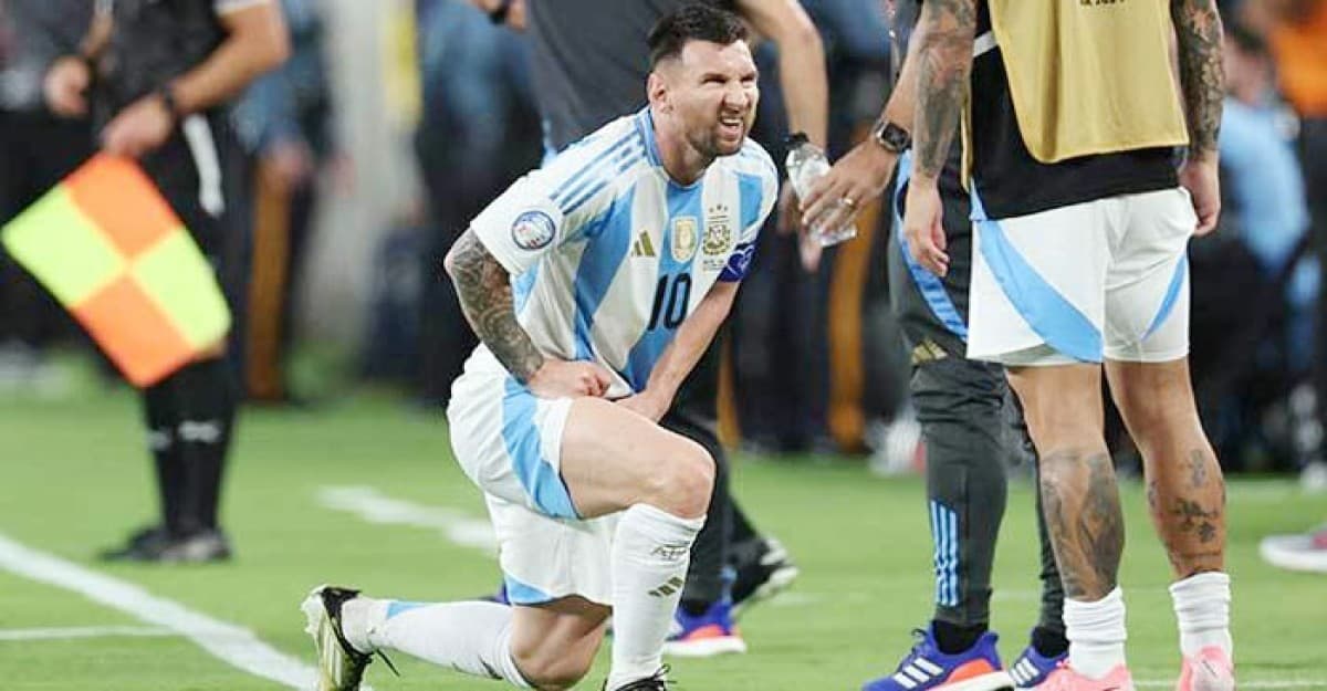 উরুতে চোট মেসির, আর্জেন্টিনার কপালে চিন্তার ভাঁজ
