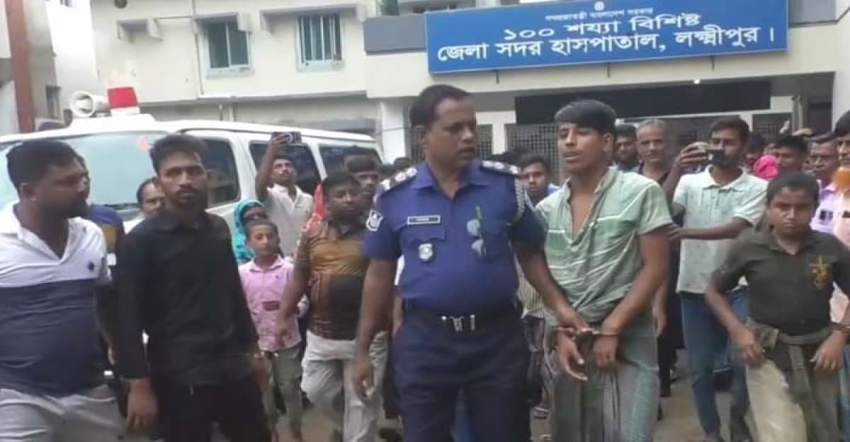 লক্ষ্মীপুরে গৃহবধূকে শ্বাসরোধ করে হত্যার অভিযোগ, স্বামী আটক