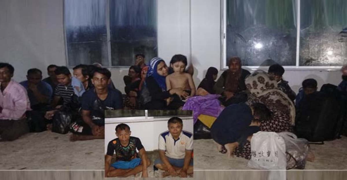 মিয়ানমারের বিজিপির ২ সদস্য ও ৩১ রোহিঙ্গা বোঝাই ট্রলার ফিরে গেছে