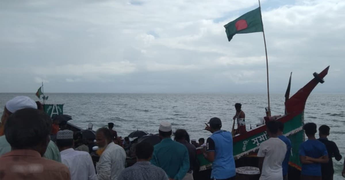 ১৪ দিন পর বিকল্প নৌপথে টেকনাফ-সেন্টমাটিন থেকে ৯ নৌযানের আসা-যাওয়া