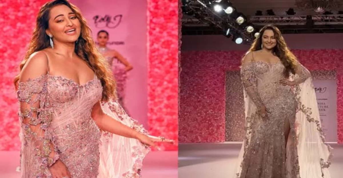 র‍্যাম্পে নজরকাড়া সোনাক্ষী, জানালেন বিয়ে নিয়ে