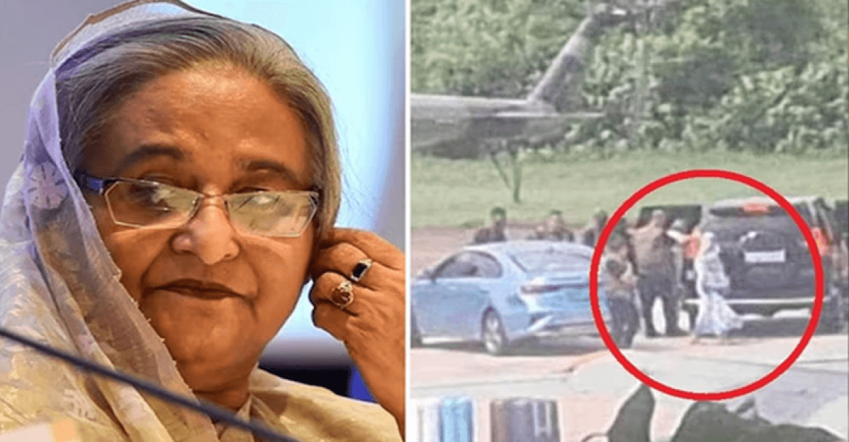 দিল্লি পৌঁছেছেন শেখ হাসিনা, যাবেন লন্ডনে