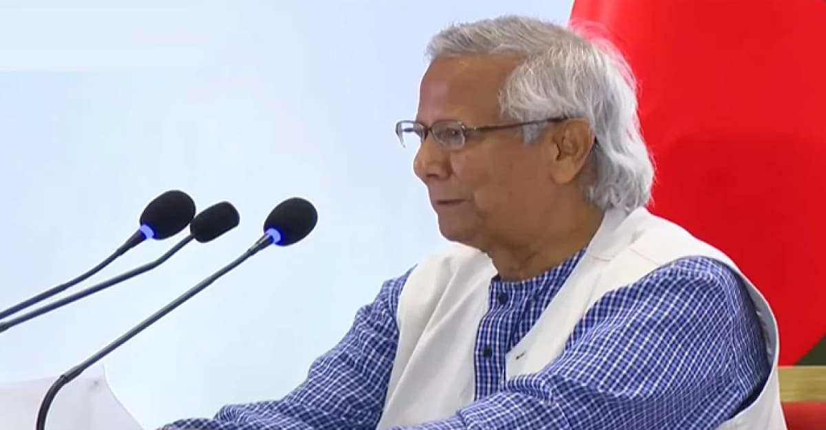 শেখ হাসিনার স্বৈরাচারিতায় দেশের সব প্রতিষ্ঠান ধ্বংস হয়ে গেছে: ড. ইউনূস