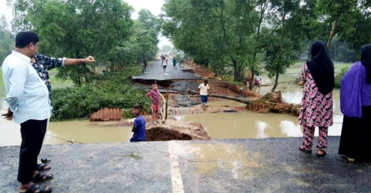 শেরপুরে কমছে বন্যার পানি, মৃত বেড়ে ৮