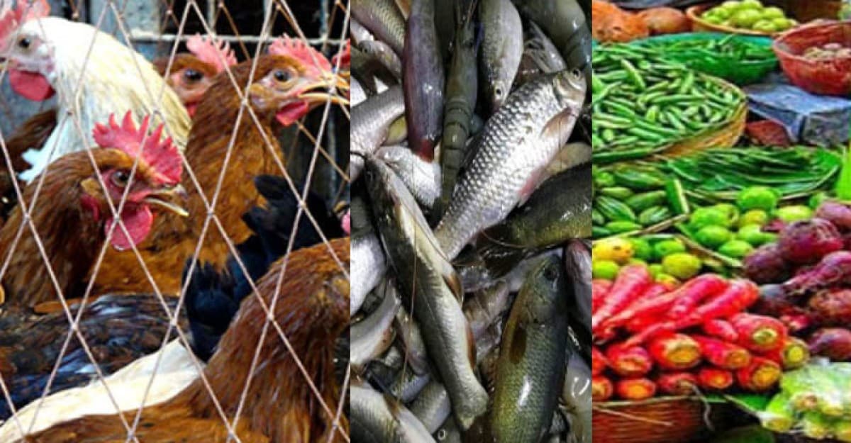 কমেছে মুরগি-মাছ-সবজির দাম, চাল-আলুর বাজারে অস্বস্তি