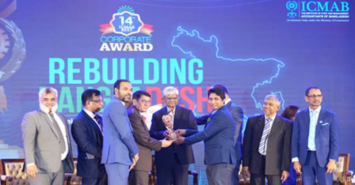অগ্রণী ব্যাংকের আইসিএমএবি বেস্ট কর্পোরেট অ্যাওয়ার্ড অর্জন
