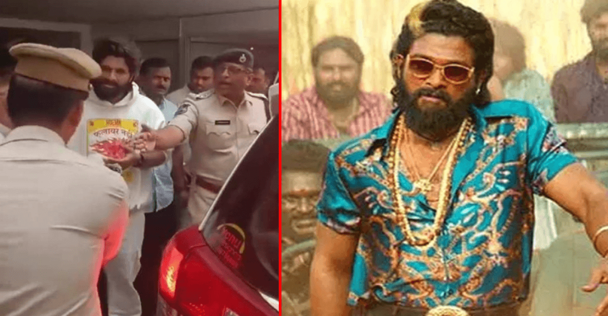 পুষ্পা খ্যাত অভিনেতা আল্লু অর্জুন গ্রেফতার