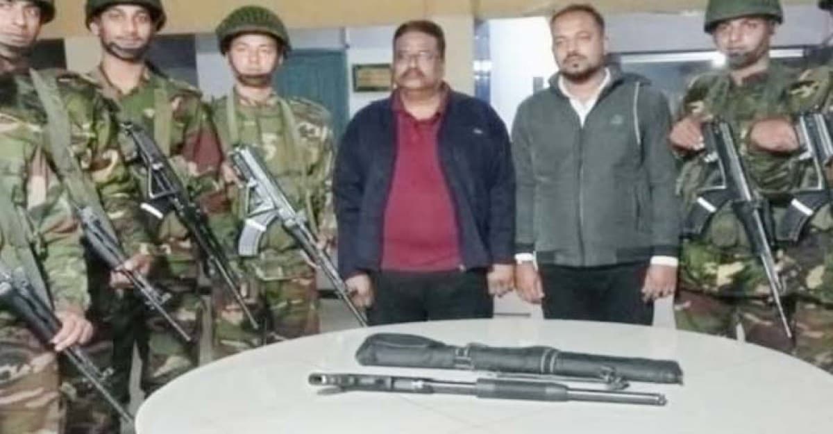 ময়মনসিংহে যৌথবাহিনীর অভিযানে অস্ত্রসহ জাসদ নেতা মিন্টু গ্রেফতার